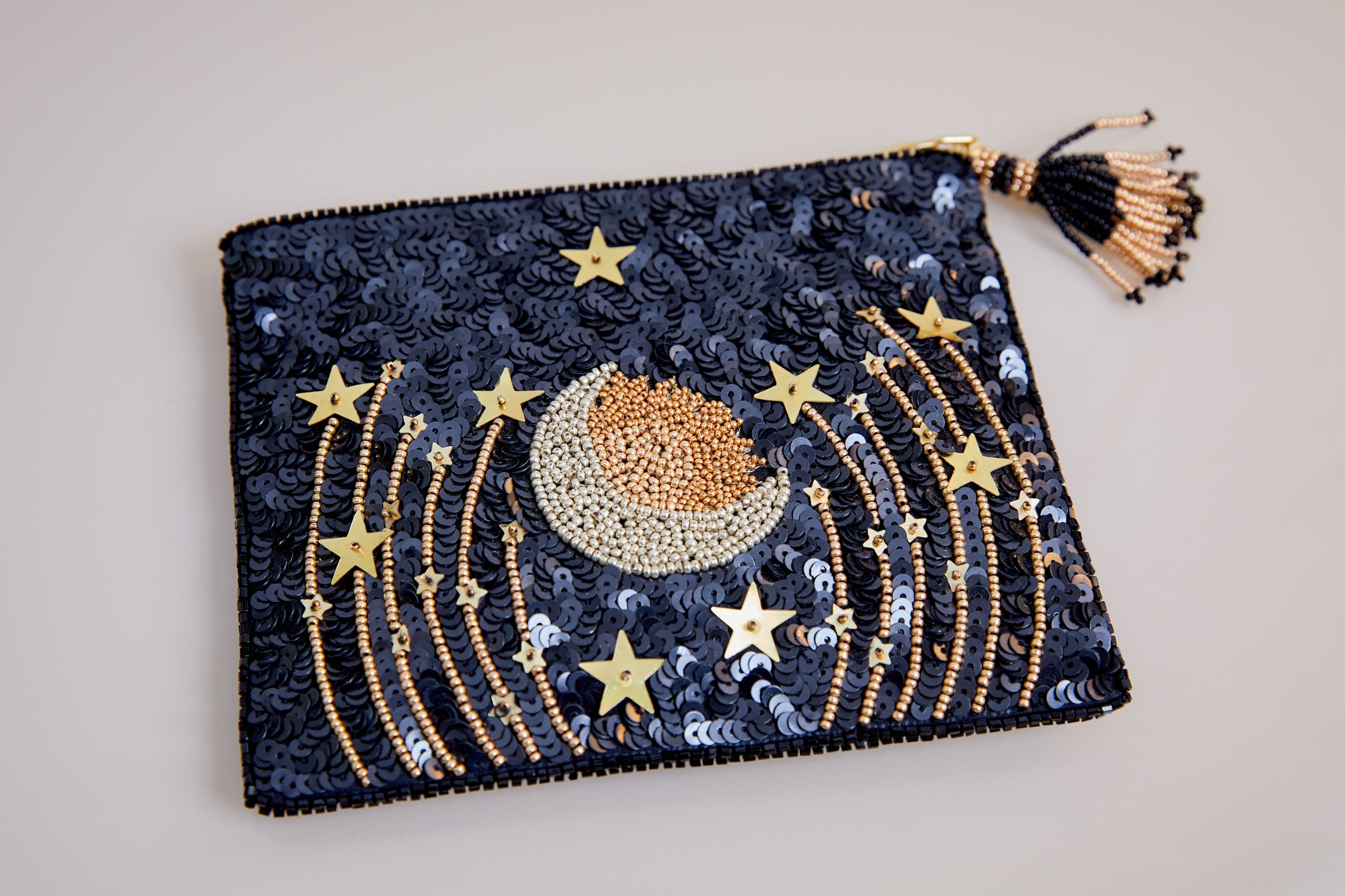 Sun Moon Jewelry Bag