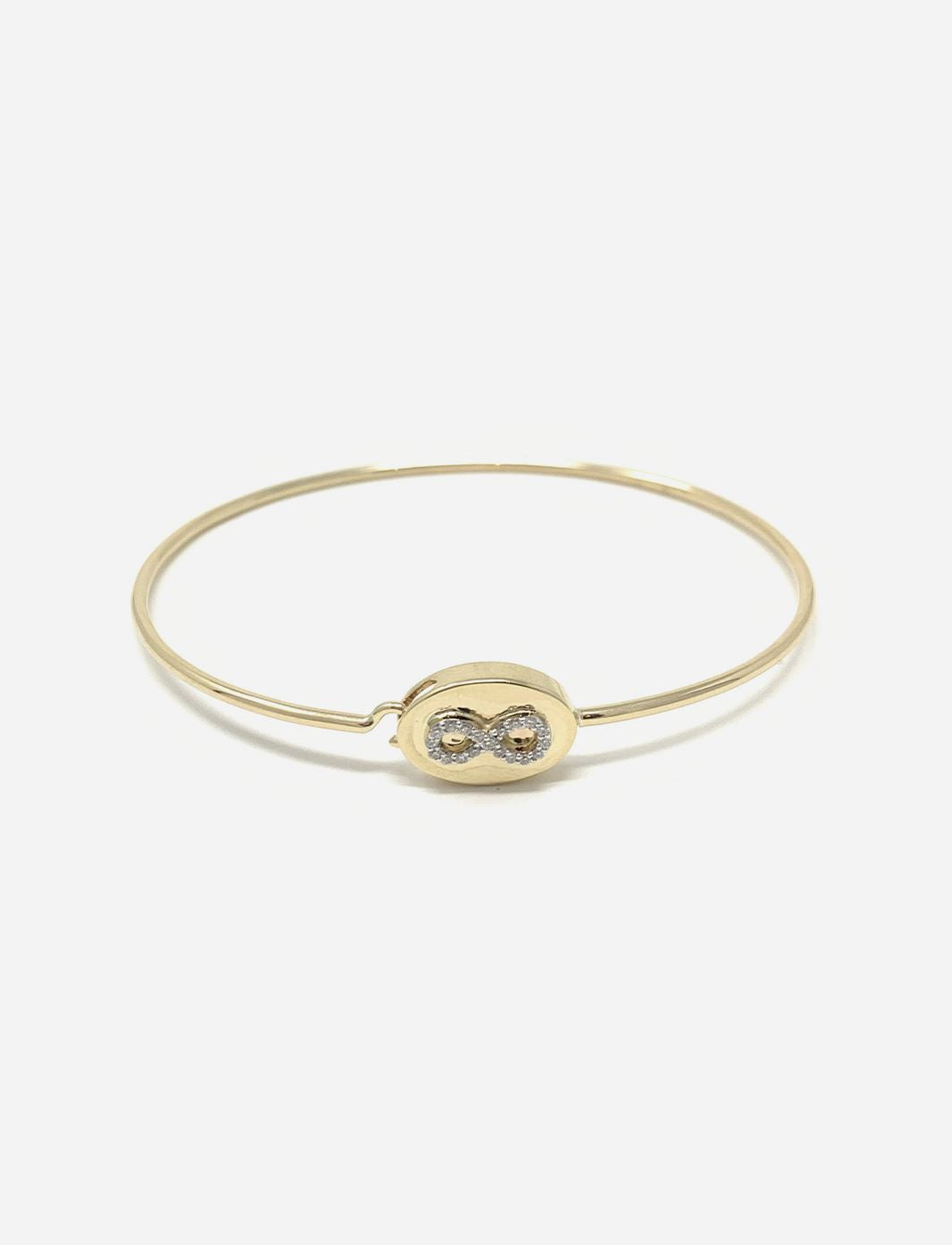 Oval Face Infinity Bracelet