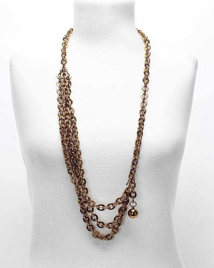 Vintage Gold Chain Belt/Necklace