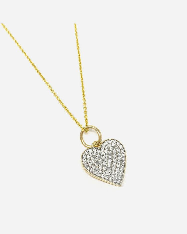 All Diamond Heart Pendant