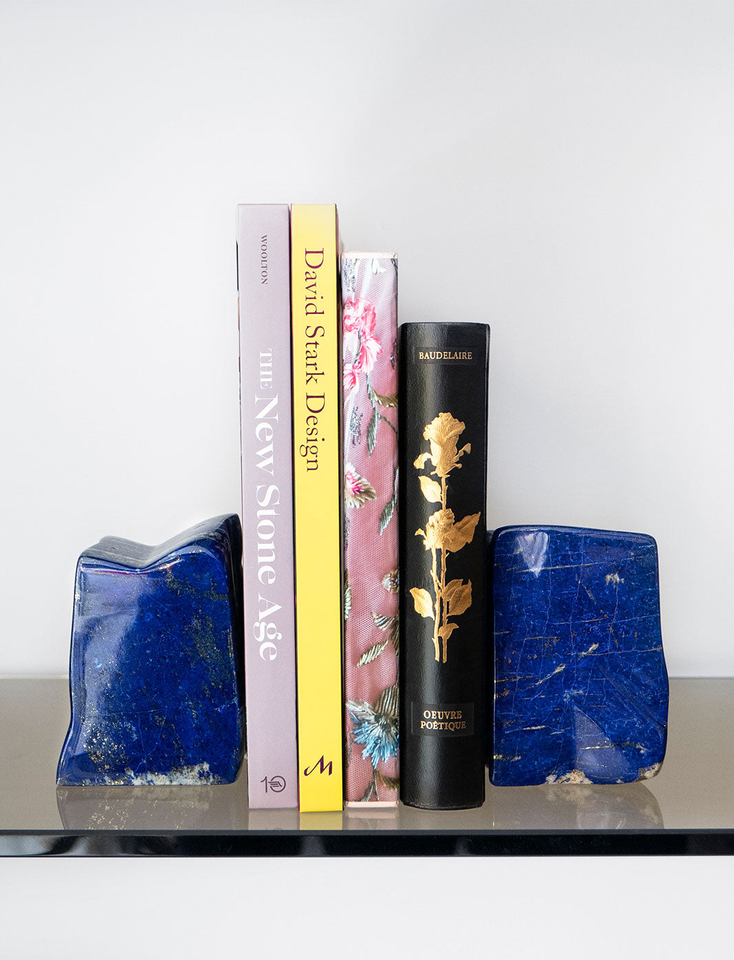 The Crystal Curate Collection: Lapis Lazuli Bookends