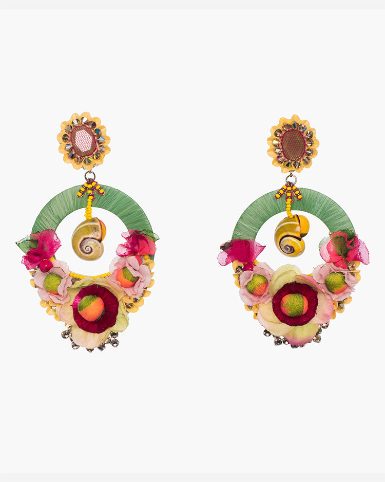 Sunshine Seashell Earring