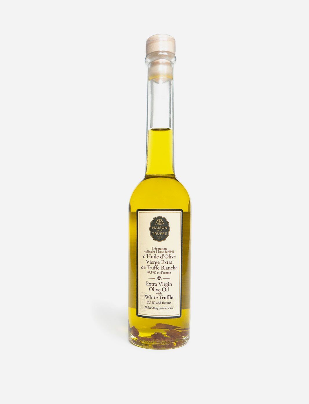 Extra Virgin Olive Oil with White Truffle Slices