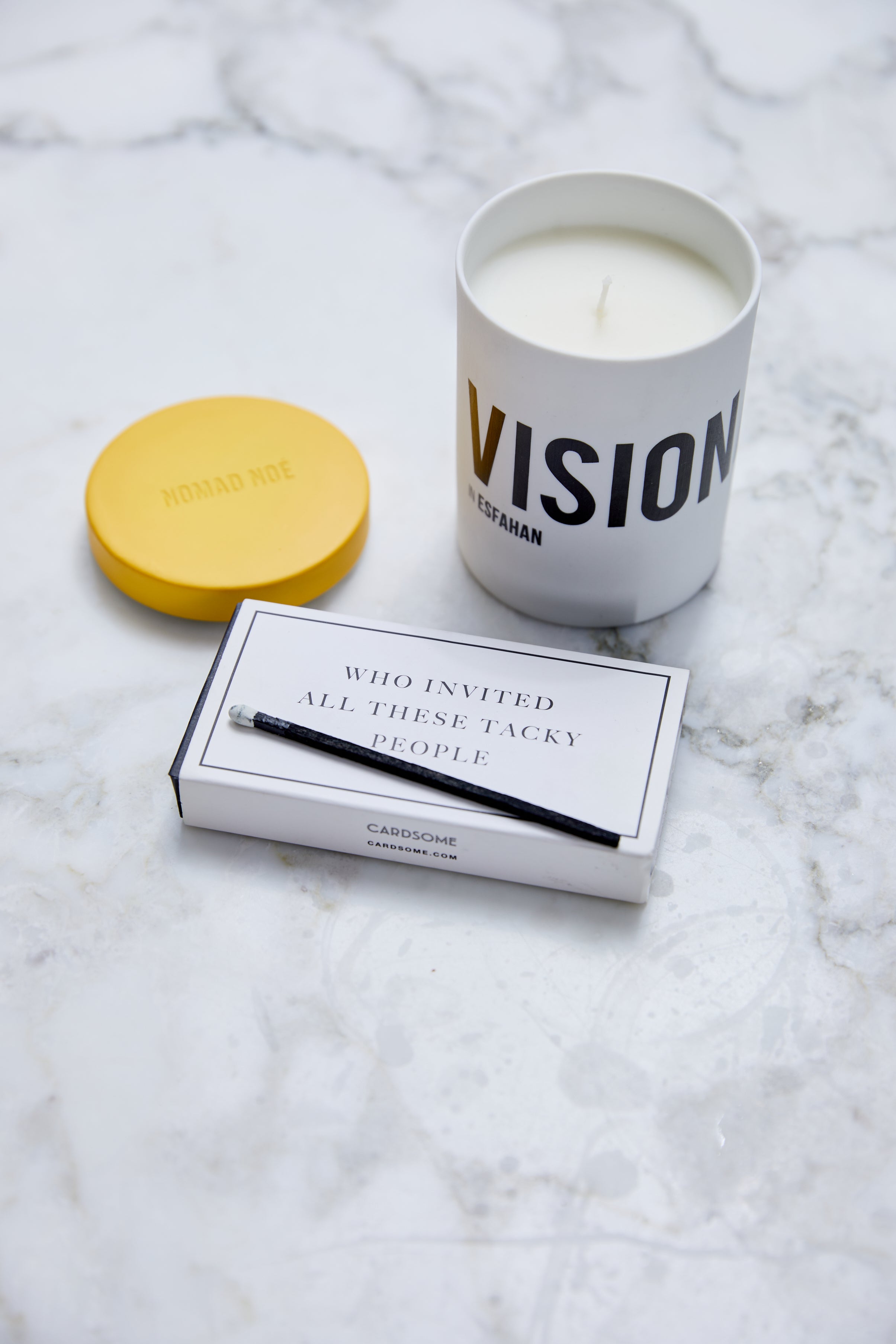 “What’s the vision?” Candle & Match Gift Bundle