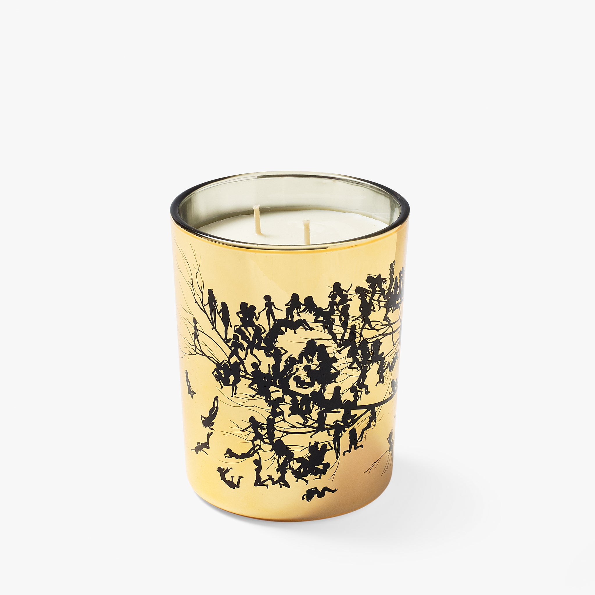 Light My Fire gold and black candle