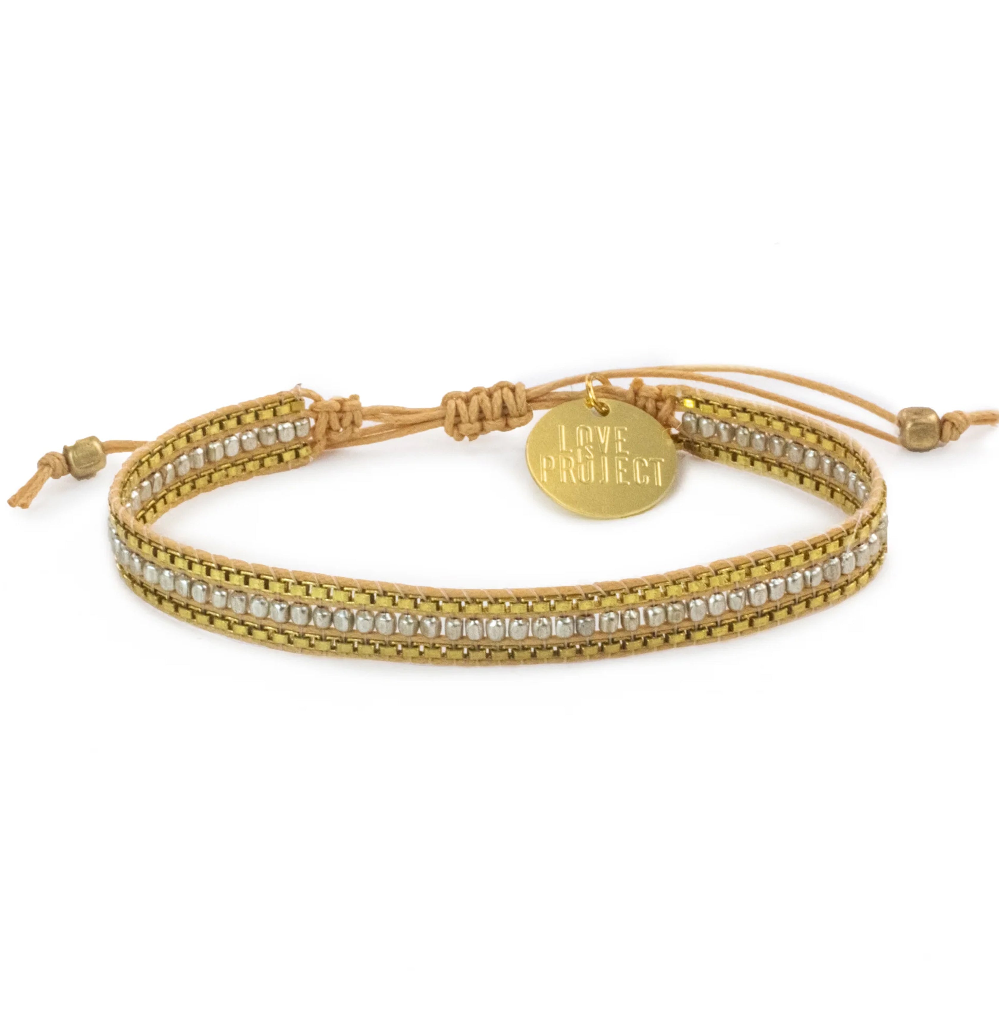 SKINNY DIWALI BRACELET - SILVER LIGHT