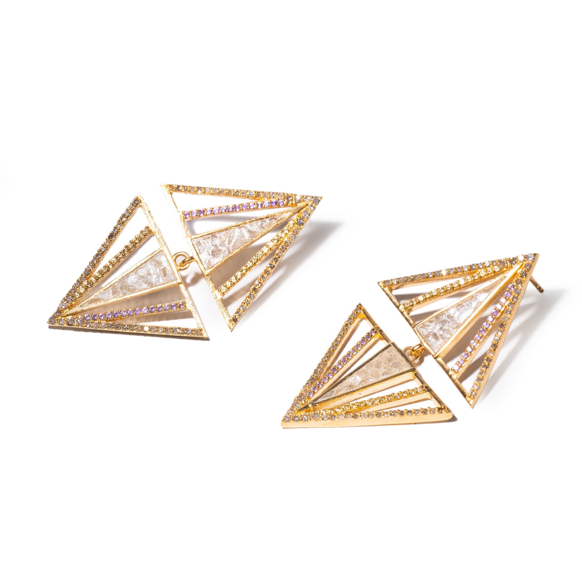 Rahisi Earrings Gold Vermeil